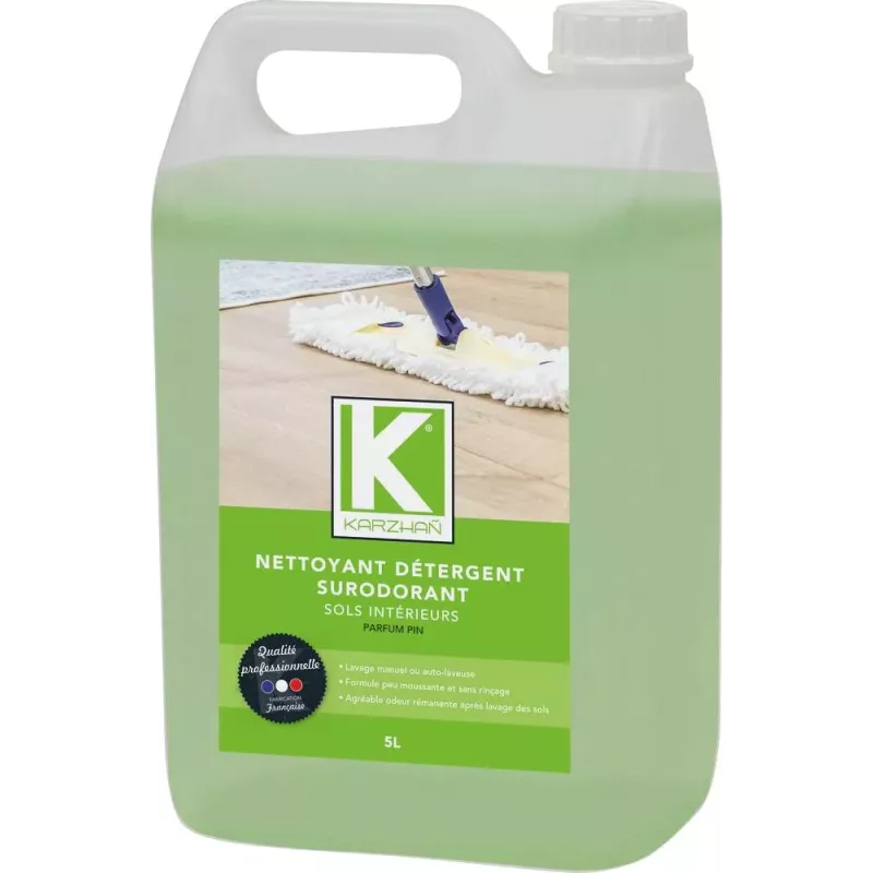 Nettoyant détergent surodorant sols - bidon de 5L