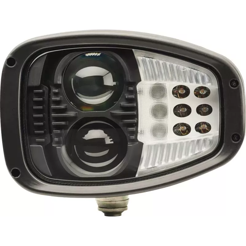 Phare avant LED 12/24V 5 fonctions avec clignotant homologué sur route