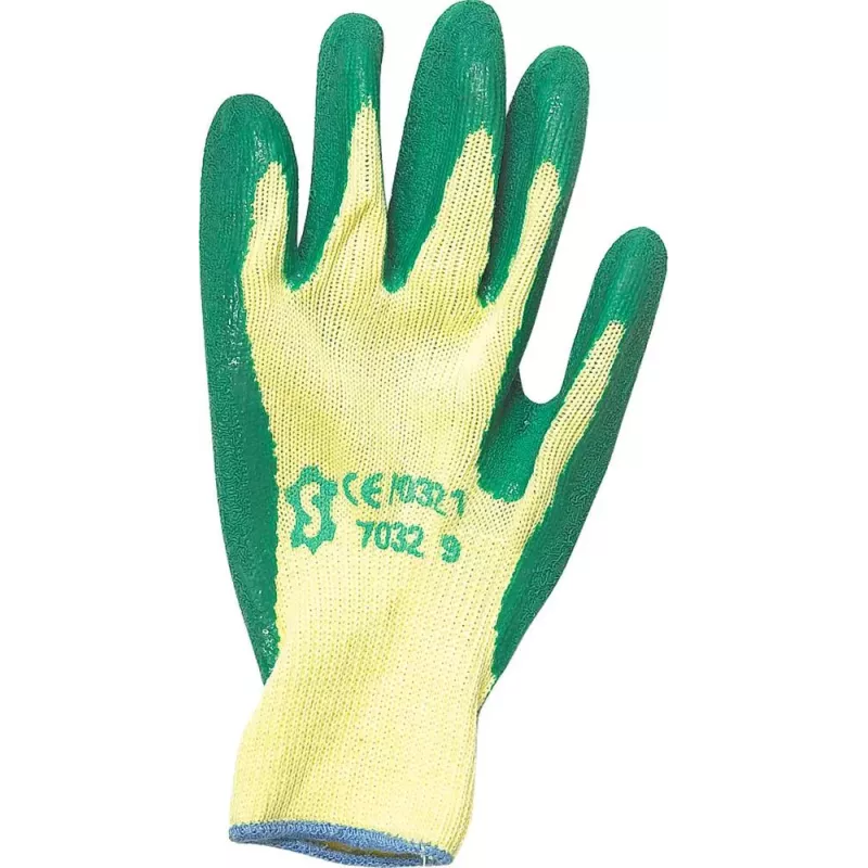 Gants de manutention enduit latex