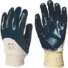 Gants milieux huileux enduit nitrile 3/4 dos