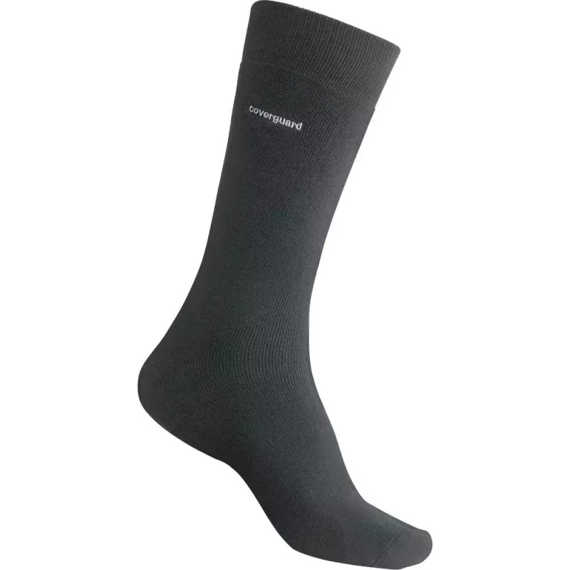 Chaussettes en fibre Thermolite (85%) et spandex (15%) noire