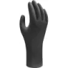 Gants jetables ambidextres nitrile biodégradable 240mm 0,10mm noir