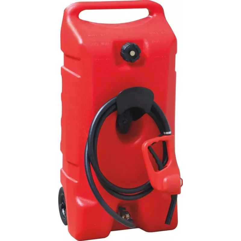 Caddy ravitailleur mobile 53L avec 3m de flexible et un pistolet/pompe syphon