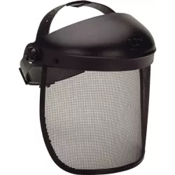 Ecran de protection facial grillagé 200x320mm avec serre tête réglable