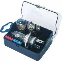 Coffret de secours 12V H4 - 4 lampes et 2 fusibles