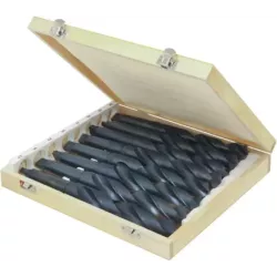 Foret taillé meulé de 24 à 31mm cône morse N°3 - coffret bois de 8 pcs