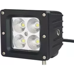 Phare de travail carré LED 10/32V 20W 1400 lumens