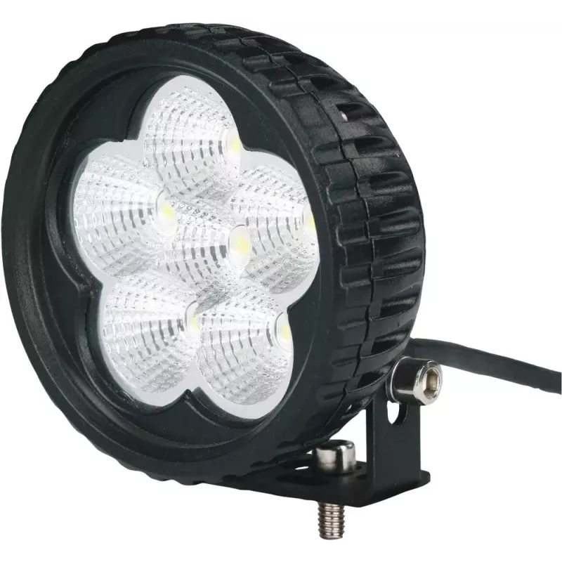 Phare de travail rond LED 10/32V 18W 1200 lumens