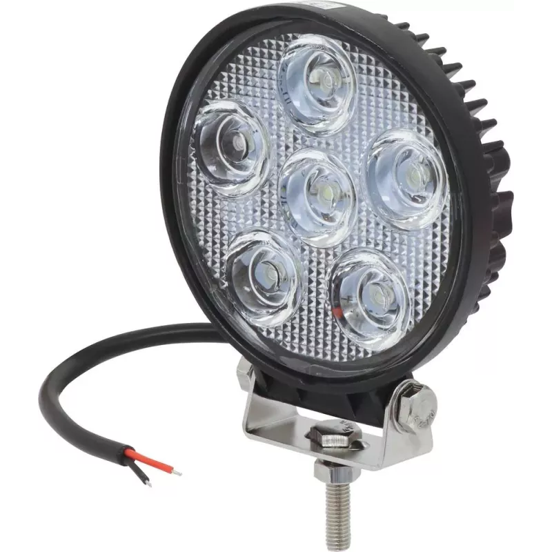 Phare de travail rond LED 10/32V 18W 1200 lumens