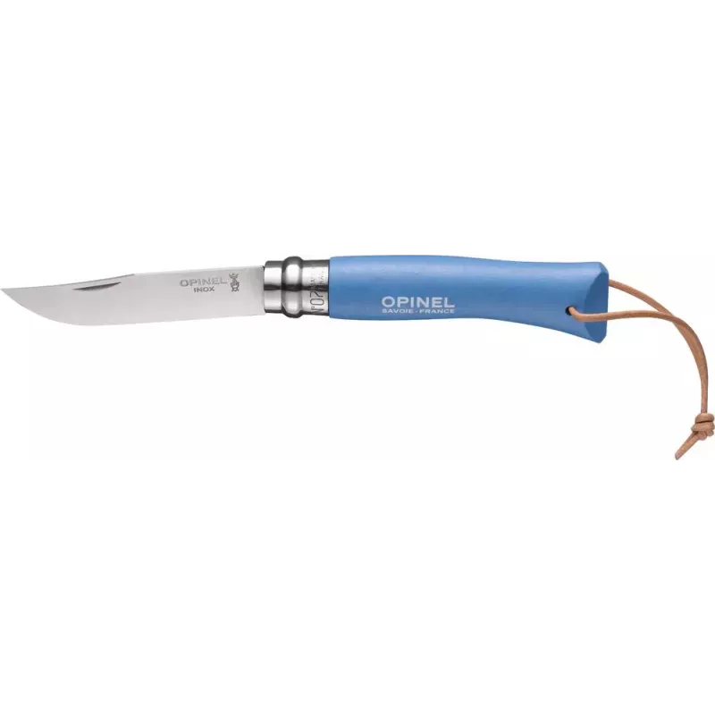 Couteau Opinel "Baroudeur" avec lien en cuir