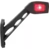 Feu de gabarit LED 12/24V rouge/blanc/orange déporté coudé 180mm