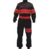 Combinaison de travail pilote noir/rouge Combinaison de travail pilote noir/rouge