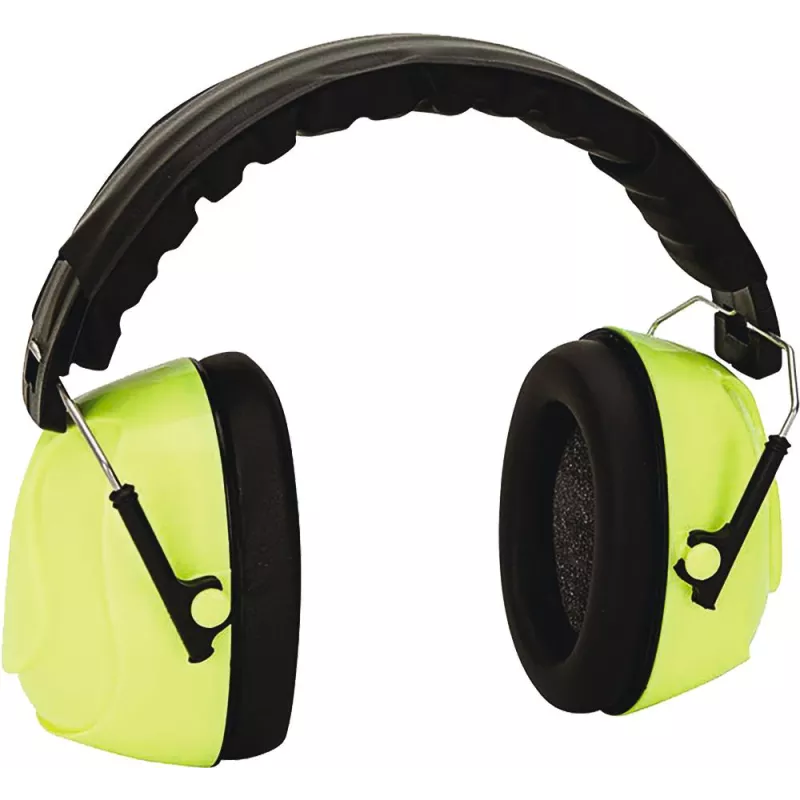 Casque Anti-Bruit SNR 25dB repliable haute visibilité - blister