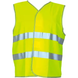 Gilet de signalisation rétroréfléchissant jaune fluo XL