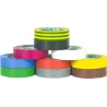 Ruban adhésif isolant PVC couleur assorties 15mmx10m - lot de 10 pcs