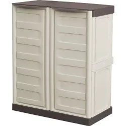 Armoire PVC 2 portes et 1 étagère 700x390x855mm