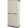 Armoire PVC 2 portes et 3 étagères 700x390x1655mm