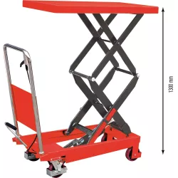 Table élévatrice mobile double ciseau 350kg levée max 1,3m