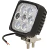 Phare de travail carré LED 10/32V 35W 2200 lumens faisceau large