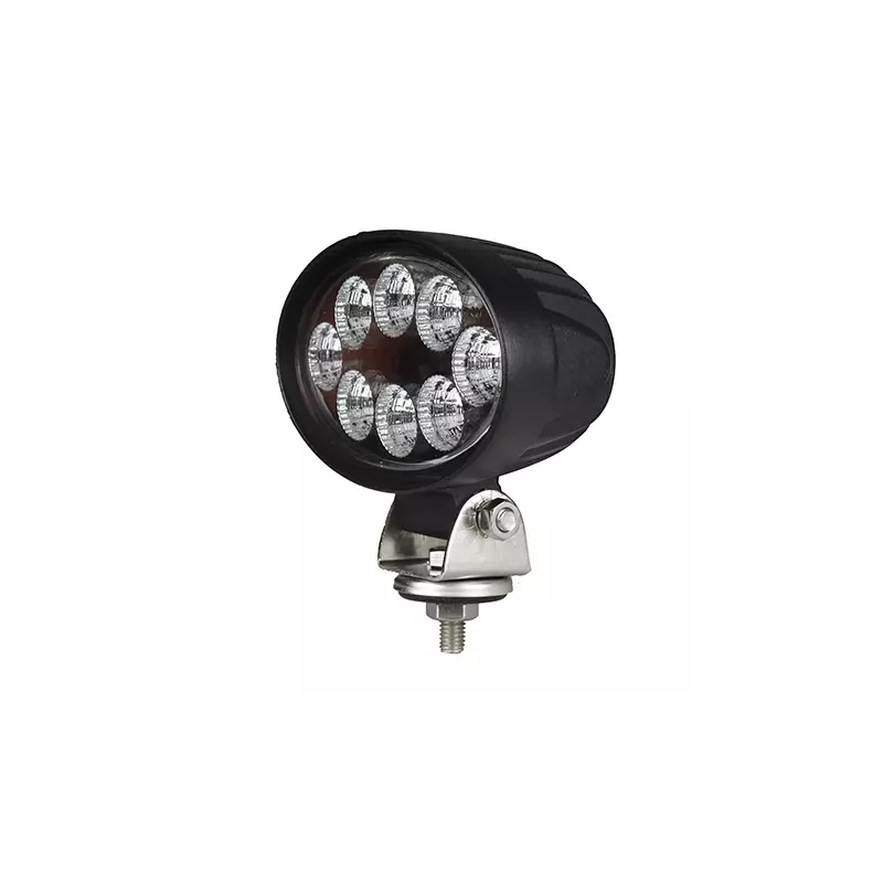 Phare de travail ovale 8 leds 1600LM