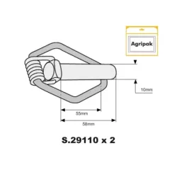 Goupille De Sécurité 10mm