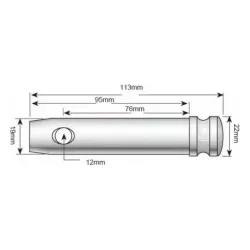 Axe 19x76mm Cat. 1