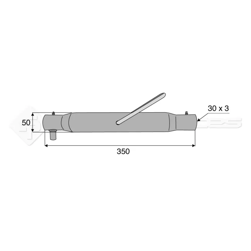 Tube de barre de poussée renforcé