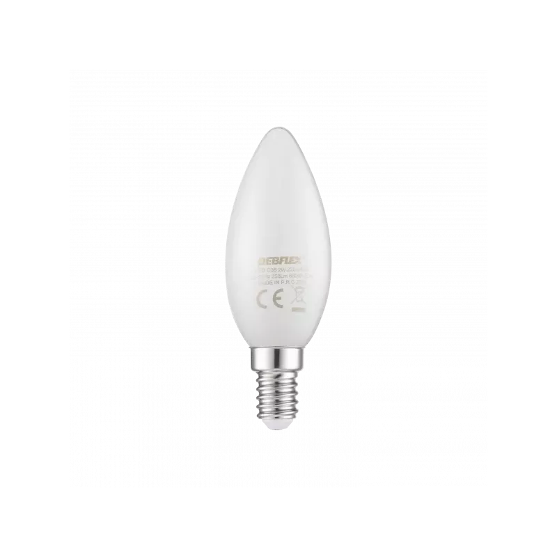 Ampoule C35 filament verre E14