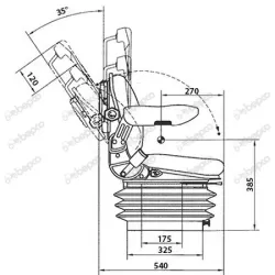 Siège suspension mécanique PVC