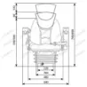 Siège suspension mécanique PVC