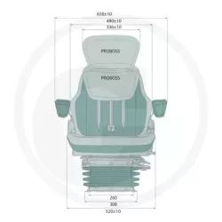 Siège pneumatique AS3520