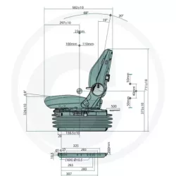 Siège pneumatique AS3520