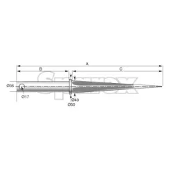 Doigt fourche Magsi 35X860