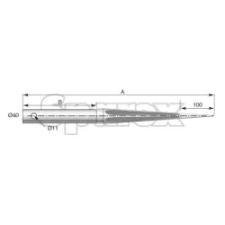 Doigt de fourche  40X1200