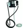 Pompe à gasoil 230V 50 l/min avec pistolet automatique/volucompteur/filtre - station murale