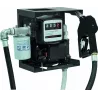 Pompe à gasoil 230V 50 l/min avec pistolet automatique/volucompteur/filtre - station murale