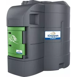 Cuve stockage gasoil PEHD 9000L double paroi avec armoire intégrée pour station gasoil 230V 79 l/mn