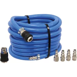 Rallonge tuyau air Ø 10mm 10m + 5 raccords
