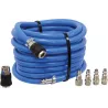 Rallonge tuyau air Ø 10mm 10m + 5 raccords