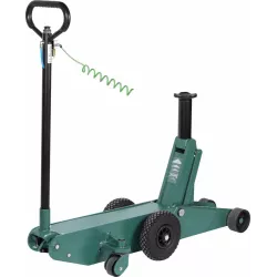 Cric rouleur oléopneumatique 10T 150/580mm longueur 1,38m