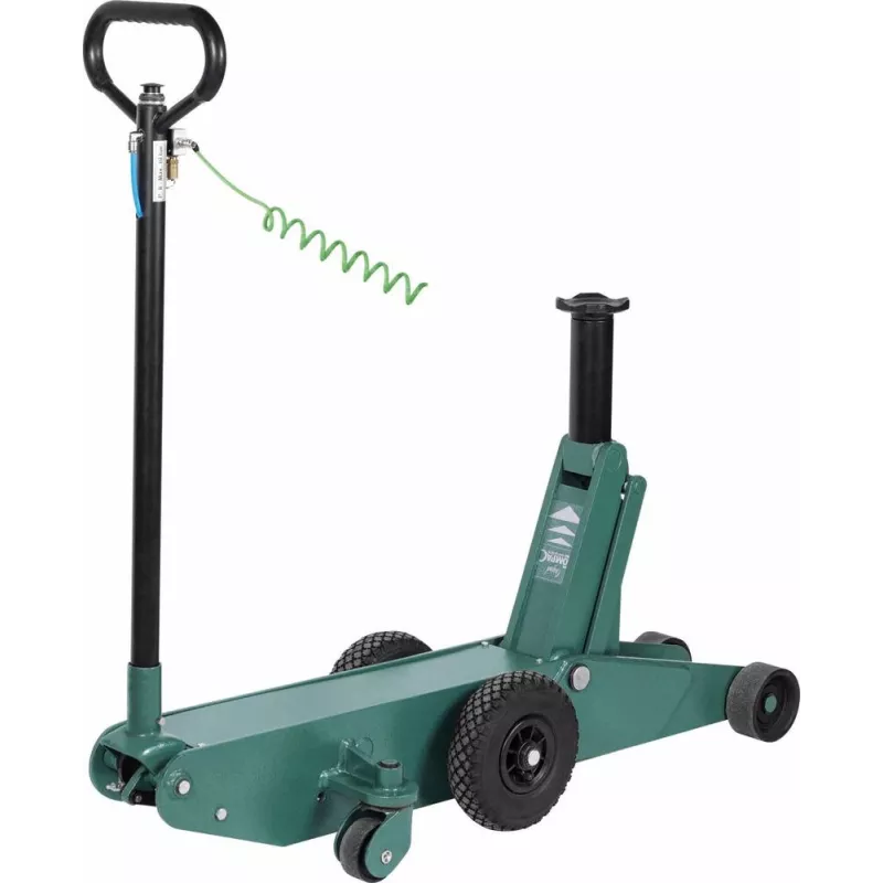 Cric rouleur oléopneumatique 10T 150/580mm longueur 1,38m