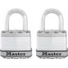 Cadenas acier à clés - lot de 2 pcs