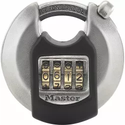 Cadenas marine rond corps acier inox 70mm à combinaison