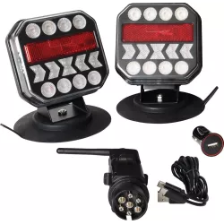 Kit de signalisation arrière 12V magnétique LED WIFI avec CANBUS