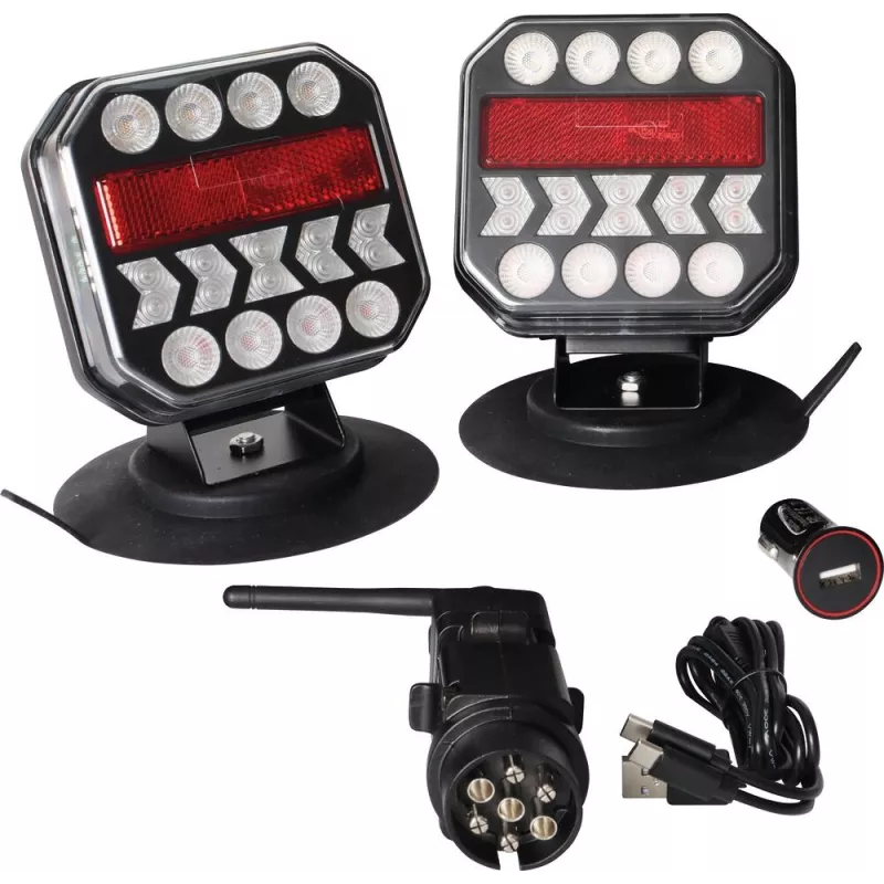 Kit de signalisation arrière 12V magnétique LED WIFI avec CANBUS Kit de signalisation arrière 12V magnétique LED WIFI avec CANBUS