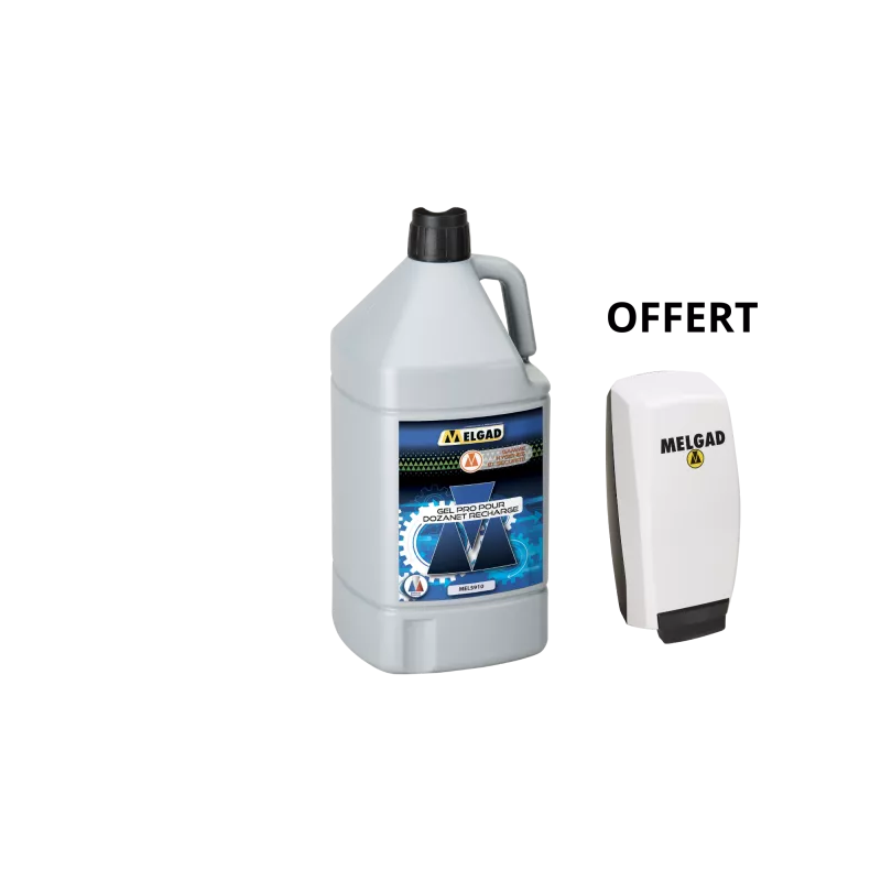 Lot de 4 recharges Gel pro 4L + distributeur dozanet OFFERT Lot de 4 recharges Gel pro 4L + distributeur dozanet OFFERT