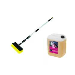 Lot balai + Shampoing antistatique super concentré spécial HP