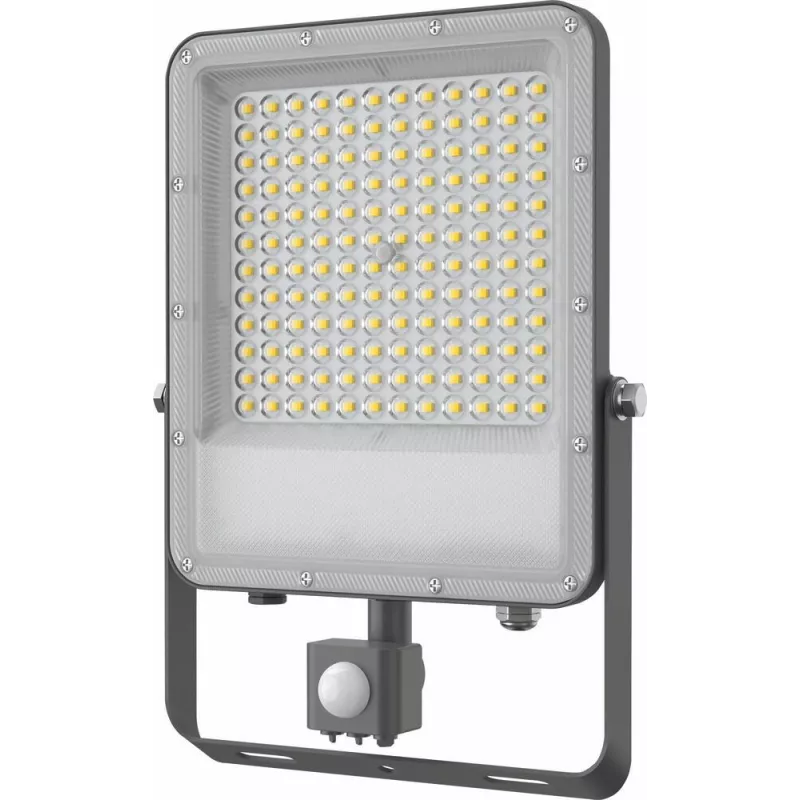 Projecteur LED extra plat 230V 100W avec détecteur radar