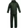 Vêtement de pluie 100% PU avec capuche - pantalon et veste vert Vêtement de pluie 100% PU avec capuche - pantalon et veste vert