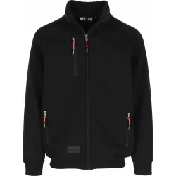 Sweat zippé noir OTAR
